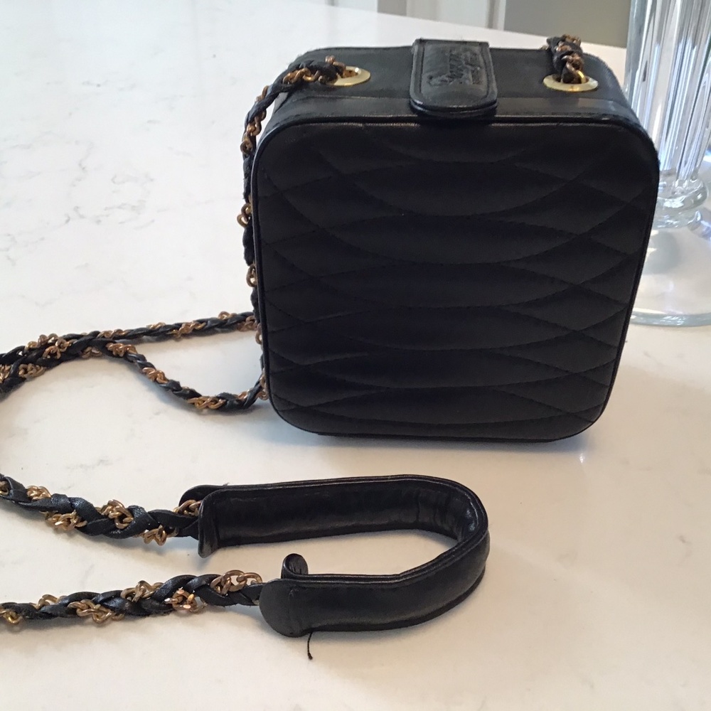 Giorgio Beverly Hills kid leather handbag